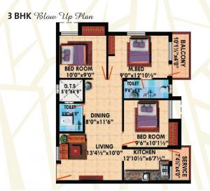 Stepsstone Artithaa - Floor plan