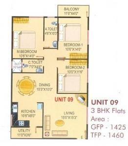 Sree Sai Shakthi Enclave - Floor plan