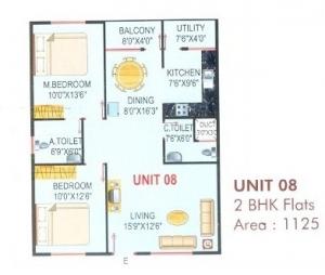 Sree Sai Shakthi Enclave - Floor plan