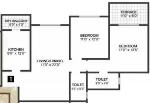 Konark Oasis - Floor plan