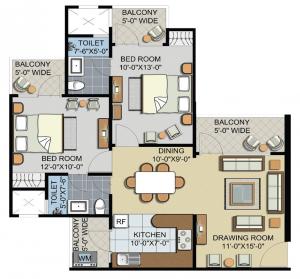 Civitech Sampriti - Floor plan