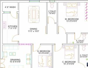 Sri Satya Sai Maruthi Heights - Floor plan