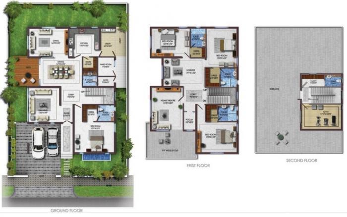 Sri Sreenivasa Cyprus Palms - Floor Plan