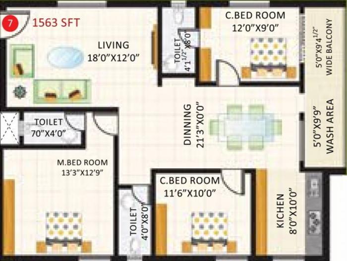 Hallmark Spring Fields - Floor Plan