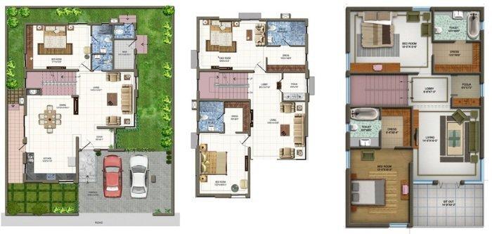 Maruthi Green Fields - Floor Plan