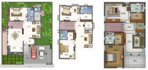 Maruthi Green Fields - Floor plan