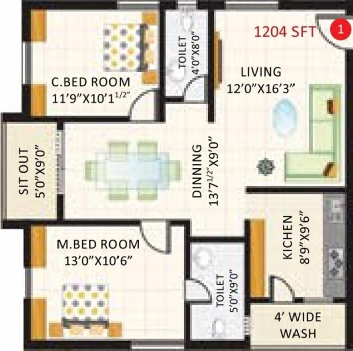 Hallmark Spring Fields - Floor Plan