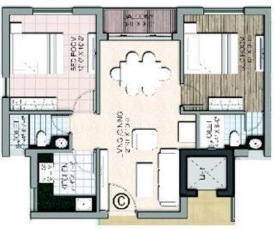 Vikram Aqua - Floor Plan