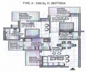 AJS Heights - Floor plan