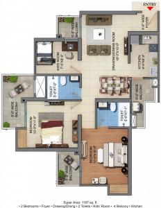JM Florence - Floor plan