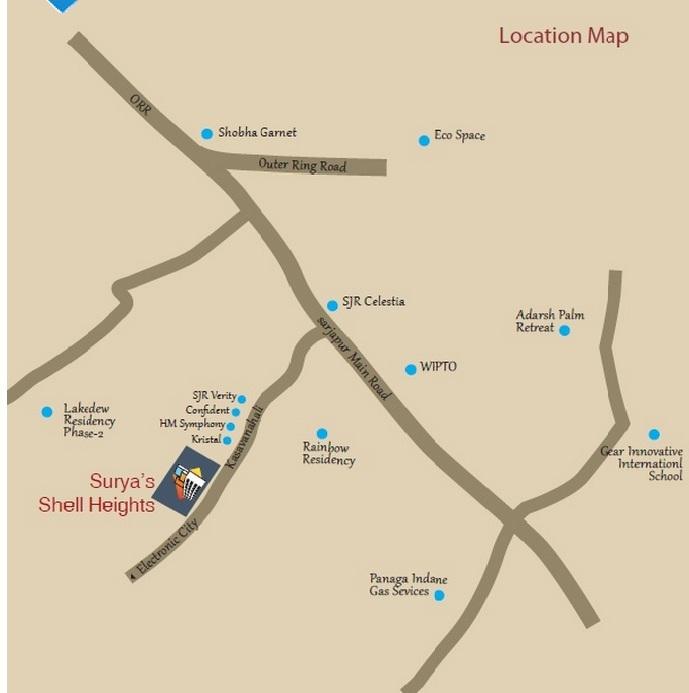 Surya Shell Heights - Locality