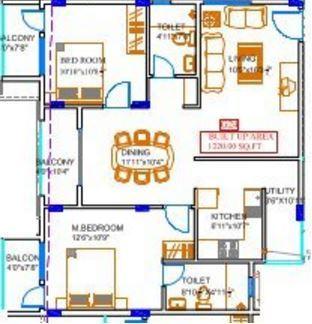Vijayasri Elixir - Floor Plan