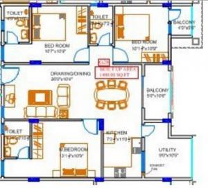 Vijayasri Elixir - Floor plan