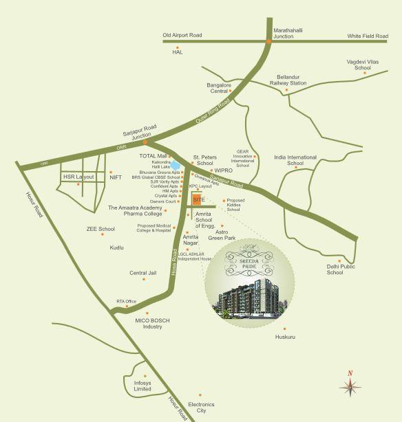 Sreeda Pride - Locality