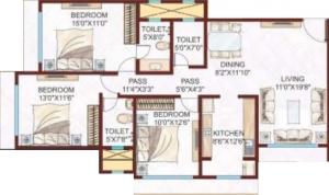Shree Vishnu Magnolia - Floor plan