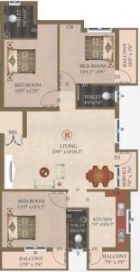 Inforich Divinity - Floor plan