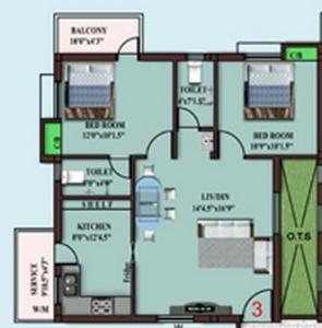 JK Adhavaa - Floor plan