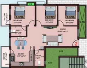 JK Adhavaa - Floor plan