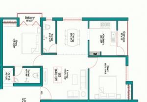 Swethas Emerald - Floor plan