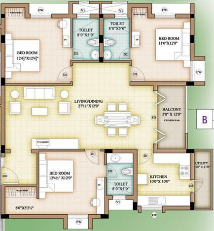 Balchandra Iris - Floor Plan