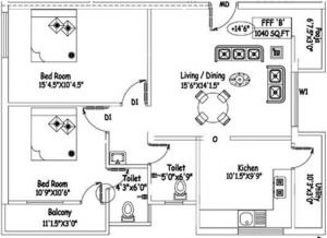 Kumaran Laksshyaa - Floor plan