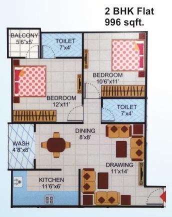Universal Hallmark Homes - Floor Plan
