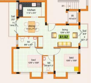 Vishrag Mathura - Floor plan