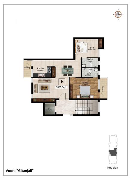 Voora Gitanjali - Floor Plan