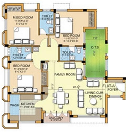 Silpi Palm Spring - Floor Plan