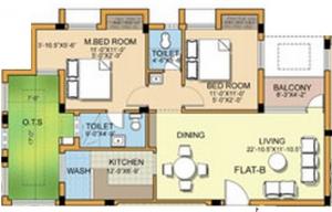 Silpi Palm Spring - Floor plan
