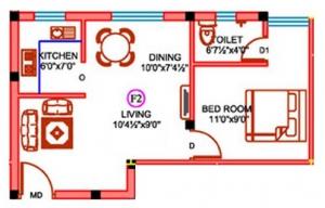 Sekaran Brownidge Square - Floor plan