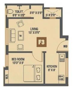 KVR Krishna Cauvery - Floor plan