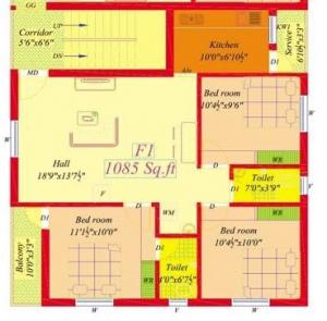 Aravinds Enclave I - Floor plan