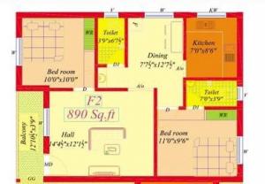 Aravinds Enclave I - Floor plan