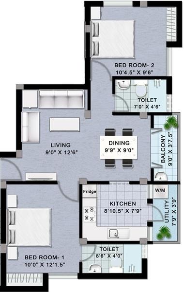 Grid Ambar - Floor Plan