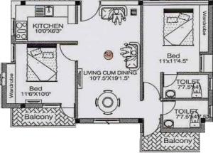 Sri Devi Tejesvi - Floor plan