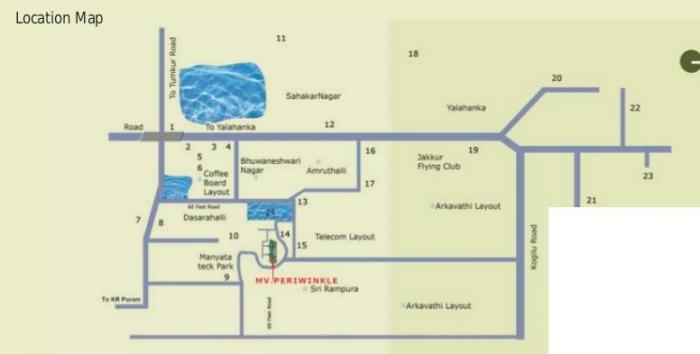 MV Periwinkle - Locality