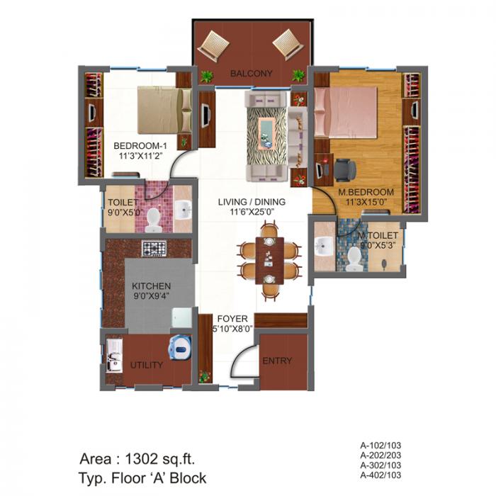 Cedar Woods - Floor Plan