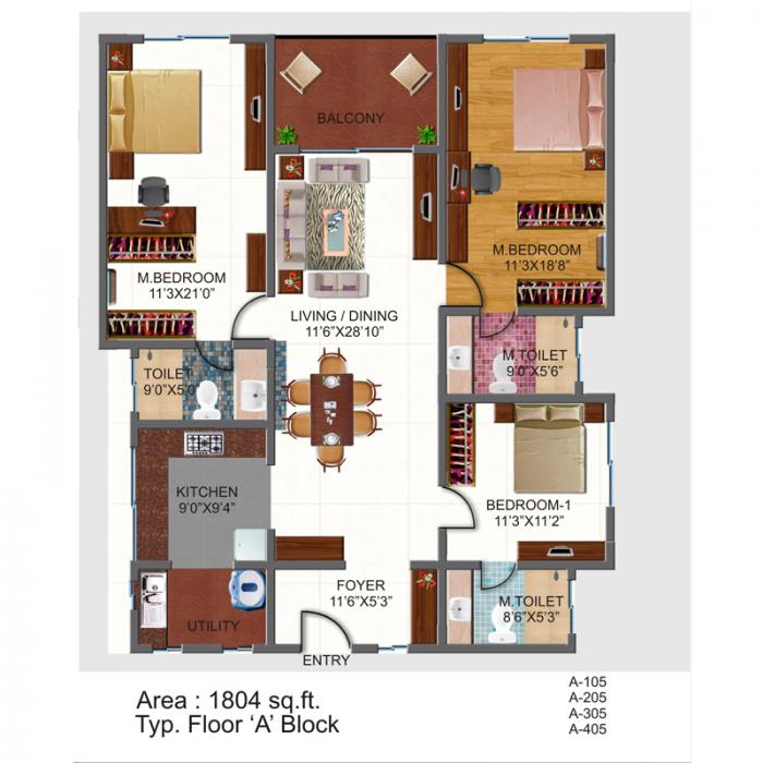Cedar Woods - Floor Plan