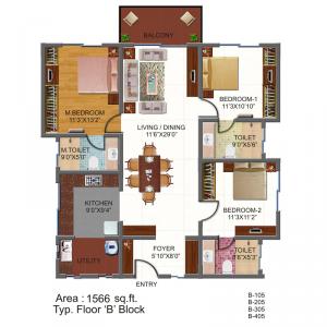Cedar Woods - Floor plan