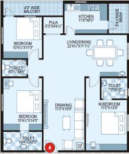 Prime Galaxy - Floor plan