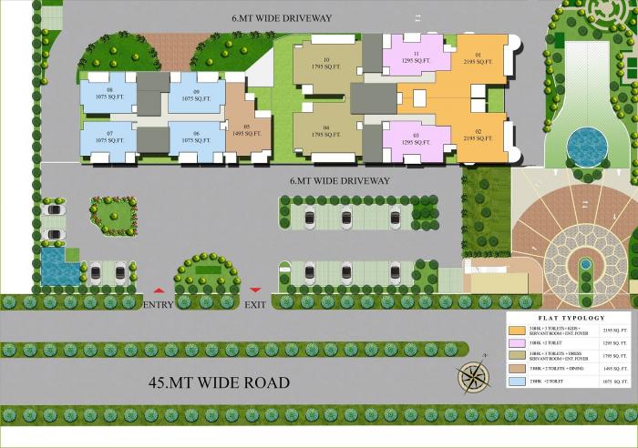 Ajnara Klock Tower - Master Plan