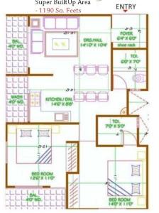 DCNPL Hills Vistaa - Floor plan