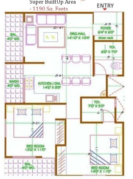 DCNPL Hills Vistaa - Floor Plan