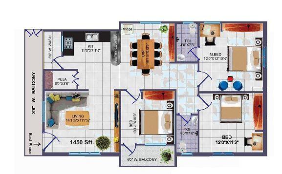 SV Flora - Floor Plan