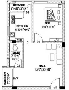 Naveen Castle - Floor plan