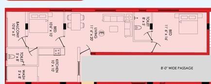 Dakshin Orange - Floor Plan