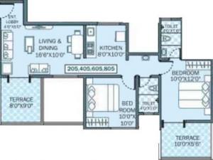 Saakaar Silvana Apartment - Floor plan