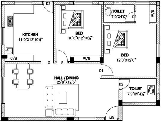 Naveen Castle - Floor Plan