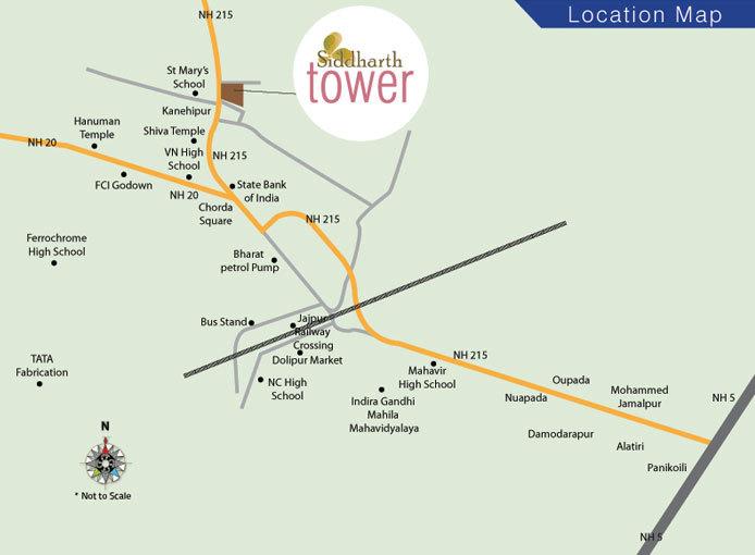 Raj Anand Siddharth Tower - Locality